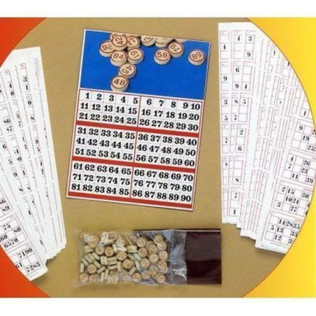 TOMBOLA 600 CARTELLE IN CARTONE NO NUMER EAN 8000888001061 INGROSSO GIOCHI DI SOCIETA
