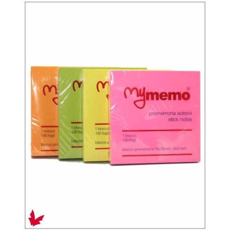 INGROSSO CARTOLERIA MY MEMO 76X76 CONF.12PZ PASTELLO ASS. 8033593065363 INGROSSO ARTICOLI DI CANCELLERIA