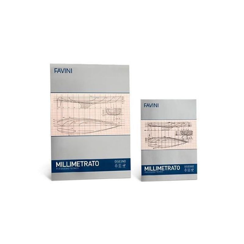 BLOCCO MILLIMETRATO 21X29,7 10ff. EAN 8007057401226 INGROSSO BLOCCHI DISEGNO