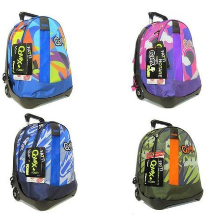 INGROSSO CARTOLERIA ZAINO ORG. TROLLEY STACCAB. COMIX FLASH 8009117995355 INGROSSO BORSE E ZAINI SCUOLA