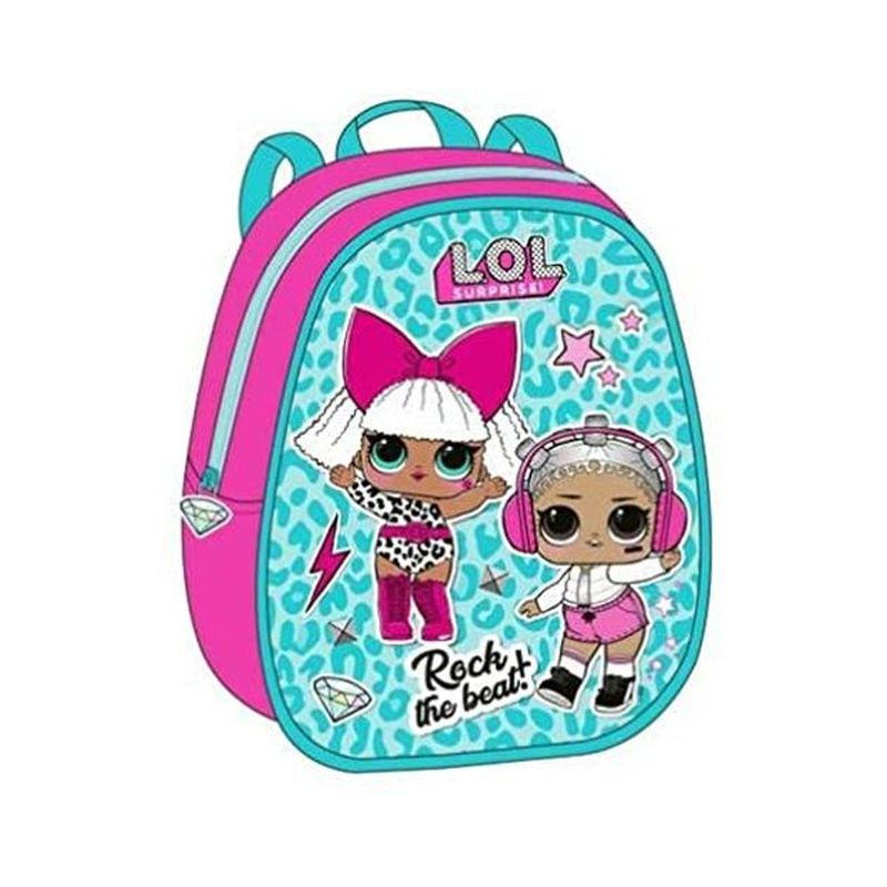 ZAINO ASILO 25CM ECO LOL ROCK EAN 5600370126277 INGROSSO ZAINI SCUOLA