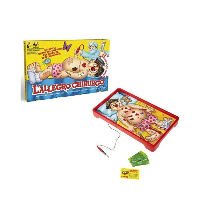 ALLEGRO CHIRURGO 1+GIOCATORI HASBRO +6A EAN 5010993306909 INGROSSO GIOCHI DI SOCIETA ALLEGRO CHIRURGO 1+GIOCATORI HASBRO +6A EAN 5010993306909 INGROSSO GIOCHI DI SOCIETA
