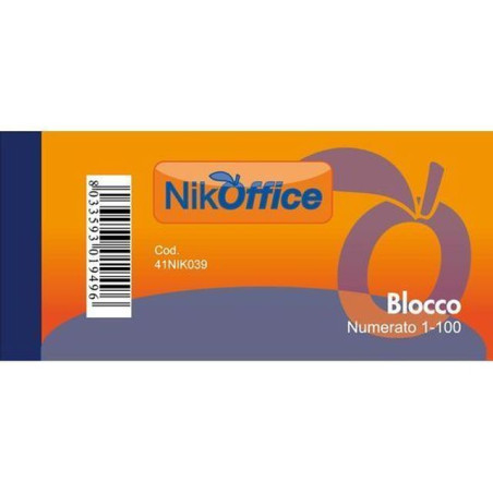 INGROSSO CARTOLERIA BLOCCO NUMERATO 1/100 8033593077083 INGROSSO AGENDE DIARI SCHEDE MODULI E SCHEDE