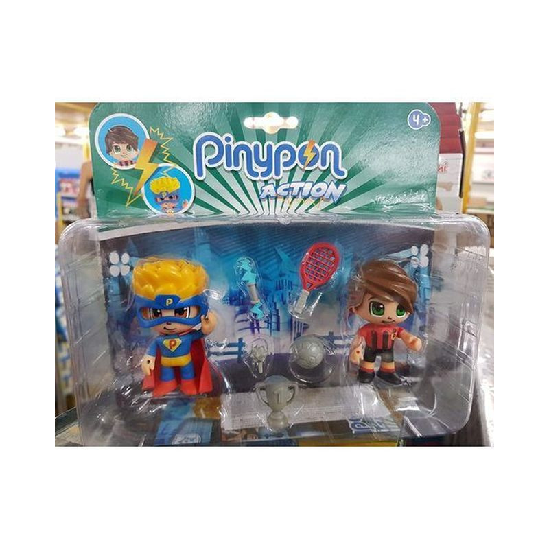 PINYPON ACTION PACK 2 PERS. EAN 8056379089643 INGROSSO BAMBOLE PUBBLICIZZATE