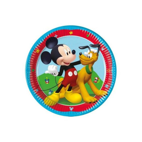 INGROSSO PIATTO CM.23 PZ.8 FSC MICKEY ROCK THE HO 5201184940600 INGROSSO ARTICOLI PER FESTE PIATTI PER PARTY