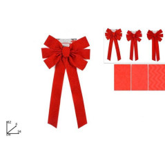 INGROSSO ARTICOLI NATALIZI FIOCCO 68X34CM TIPO VELLUTO ROSSO 8033113908996 INGROSSO ADDOBBI ALBERO NATALE