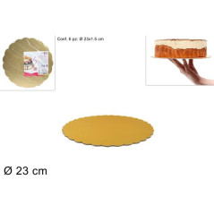 INGROSSO CAKE DESIGN SOTTOPIATTO TORTA CARTONE DIA 23CM 8034048008140 INGROSSO ACCESSORI CAKE DESIGN