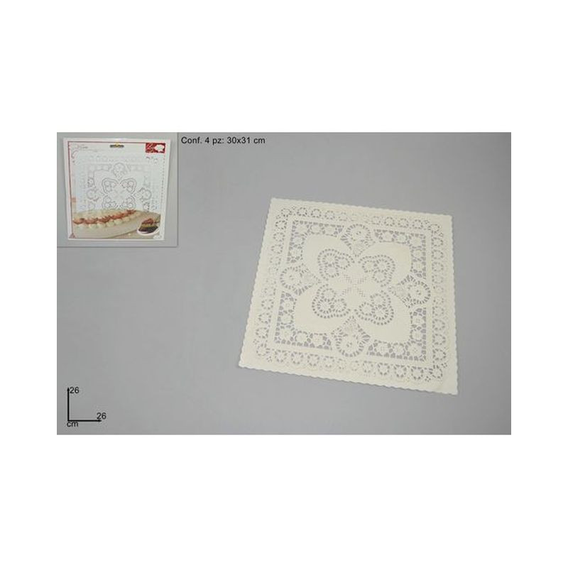 CENTRINI CART. QUADR. 26X26 4PZ EAN 8027501684272 INGROSSO ACCESSORI ARREDO