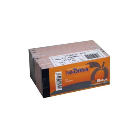 INGROSSO CARTOLERIA BLOCCO NUMERATO 1/1000 PZ.10 8033593019502 INGROSSO AGENDE DIARI SCHEDE MODULI E SCHEDE