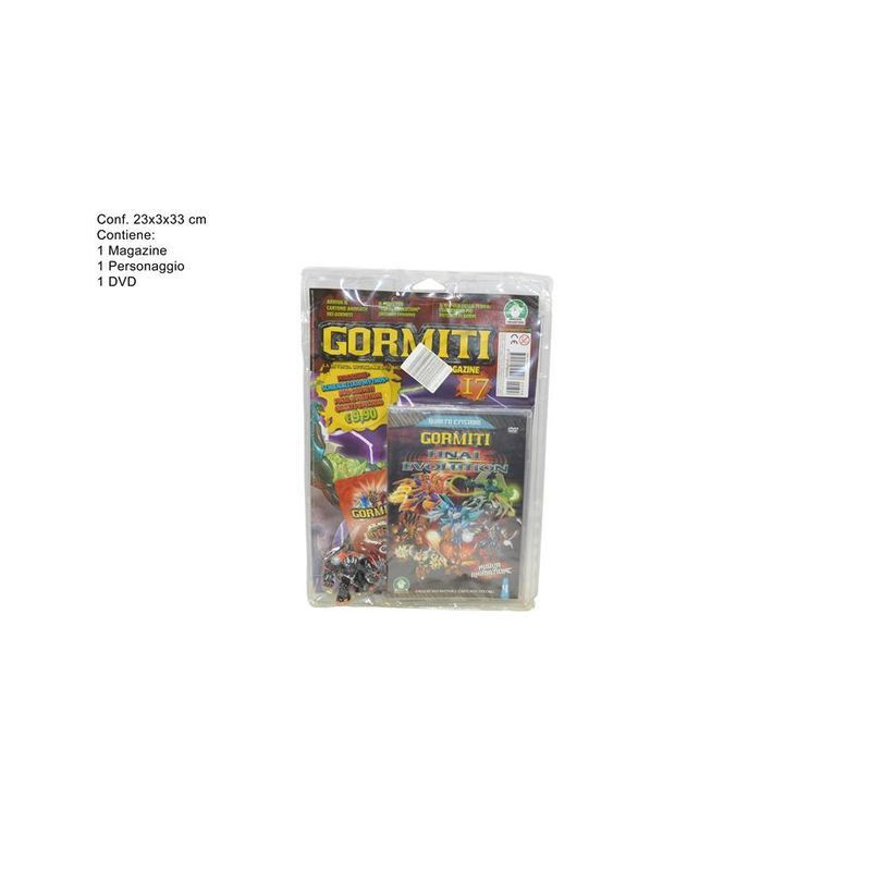 GORMITI MAGAZINE C/PERS. E DVD EAN 9771974895008 INGROSSO GIOCHI DA EDICOLA