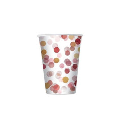 INGROSSO FESTA E PARTY BICCHIERI CC.200 PZ.8 CORIANDOLI ROSA 8020834621884 INGROSSO ARTICOLI PER FESTE