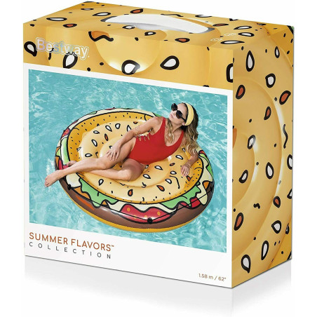 INGROSSO ISOLA FASHION BURGER CM.158 6942138967579 INGROSSO GONFIABILI MARE ISOLE GONFIABILI