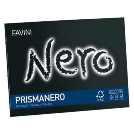 INGROSSO CARTOLERIA ALBUM FAVINI PRISMACOLOR NERO 10 FOGLI CM 24X33 128MR 8007057209112 INGROSSO QUADERNI ALBUM BRISTOL