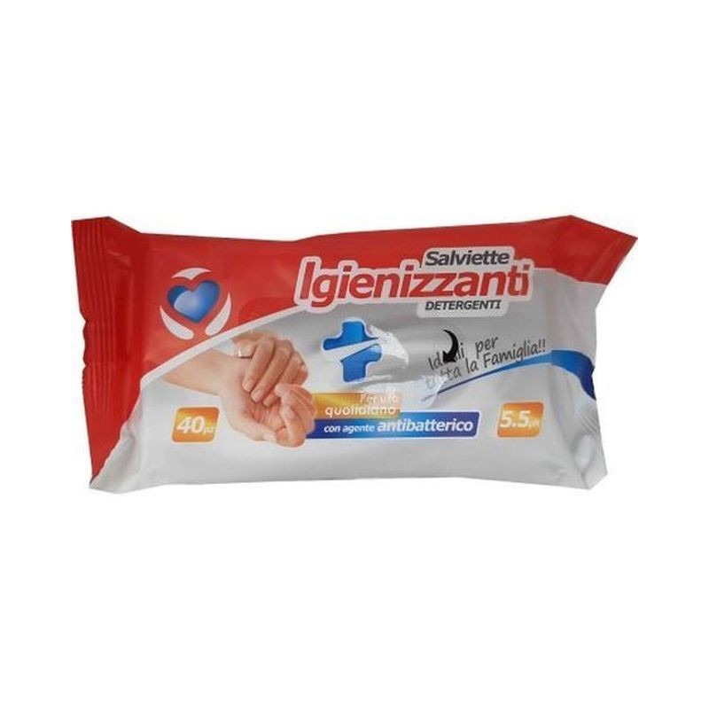 SALVIETTE IGIENIZZANTI 40PZ EAN 8059174592073 INGROSSO SALVIETTE