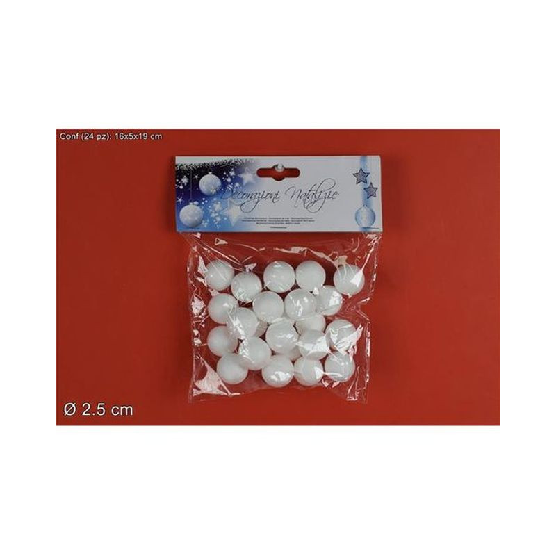PALLINE POLISTIROLO 2,5CM 24PZ EAN 8033113770081 INGROSSO ARTICOLI DECORAZIONI NATALIZIE PALLINE POLISTIROLO 2,5CM 24PZ EAN 8033113770081 INGROSSO ARTICOLI DECORAZIONI NATALIZIE