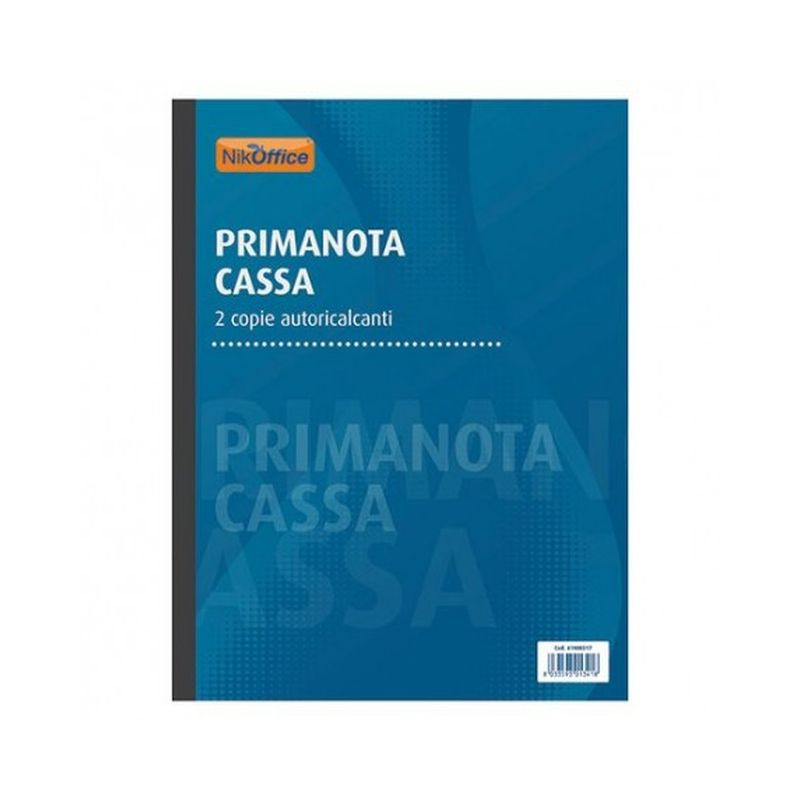 PRIMANOTA CASSA 2 COPIE 29,7X21,5 10 EAN 8033593013418 INGROSSO MODULI E SCHEDE PRIMANOTA CASSA 2 COPIE 29,7X21,5 10 EAN 8033593013418 INGROSSO MODULI E SCHEDE