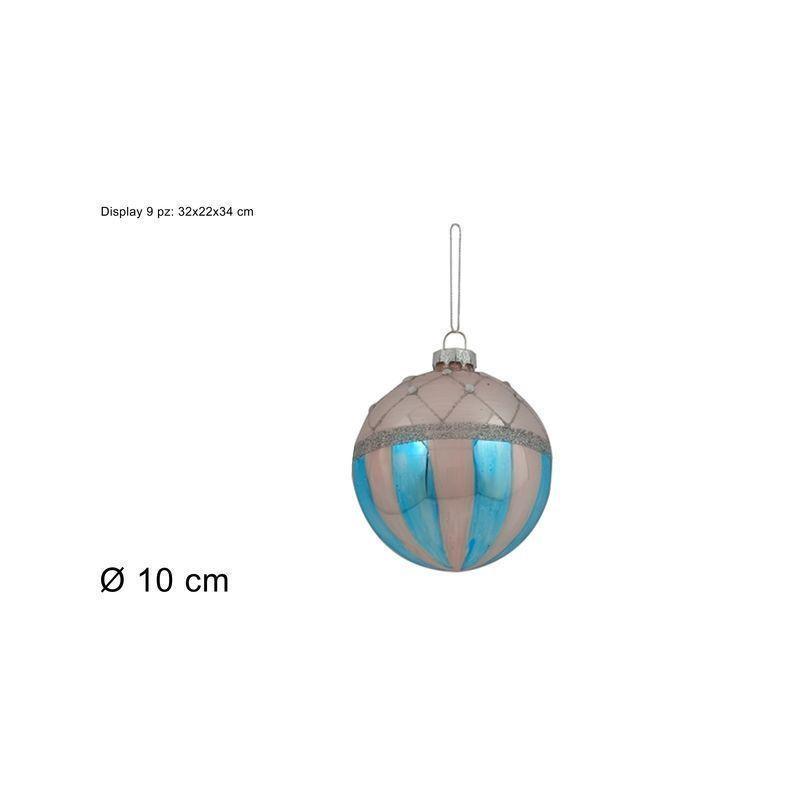 PALLA VETRO 10CM ROSA LUC C/STRISCE R/TI EAN 8053482210582 INGROSSO PALLINE DI NATALE E PUNTALI PALLA VETRO 10CM ROSA LUC C/STRISCE R/TI EAN 8053482210582 INGROSSO PALLINE DI NATALE E PUNTALI