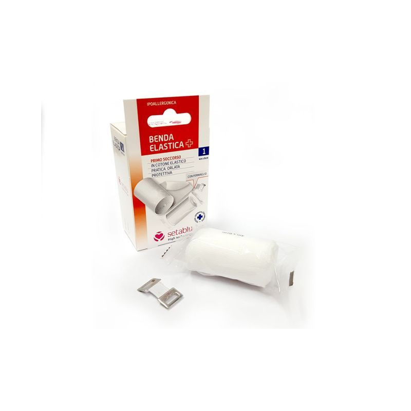 BENDA ELASTICA CON FISSAGGIO 4MT EAN 8055348168914 INGROSSO PRODOTTI PER LA SALUTE