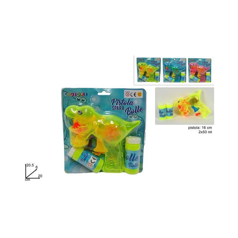 PISTOLA BOLLE DI SAPONE EAN 8034048499658 INGROSSO BOLLE SAPONE E ACCESSORI