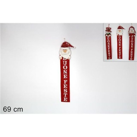 INGROSSO APPENDINO BUONE FESTE SOG.NATALIZIO 3 AS 8033113637216 INGROSSO ADDOBBI ALBERO NATALE APPENDINI NATALIZI