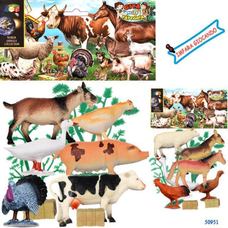 INGROSSO BUSTA FATTORIA GITA NELLA FATTORIA 8057438021567 INGROSSO BUSTE SOLDATINI E ANIMALI BUSTE ANIMALI GIOCATTOLO