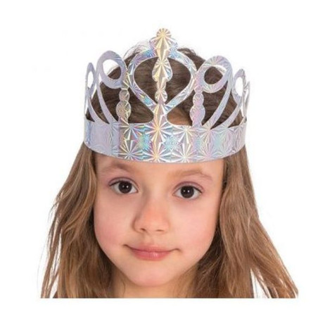 INGROSSO FESTA E PARTY CORONCINA IN CARTA METALLIZ. ARG. 6PZ 8004761043919 INGROSSO ARTICOLI FESTE CAPPELLI E CERCHIETTI PER PAR