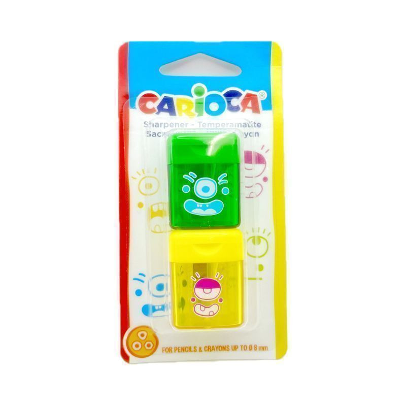 TEMPERINO MONSTER 1FORO 2PZ BL. CARIOCA EAN 8003511420970 INGROSSO TEMPERINI