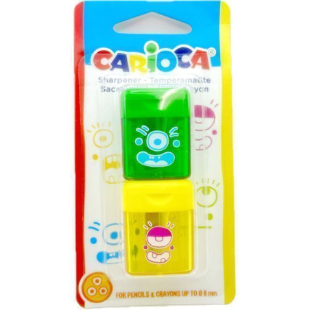 INGROSSO CARTOLERIA CARIOCA TEMPERINO MONSTER 1FORO 2PZ BL. 8003511420970 INGROSSO MATITE MINE TEMPERINI