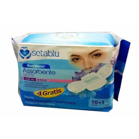 INGROSSO PROFUMERIA ASSORBENTI C/ALI NOTTE 10+1PZ 28CM 8059174593025 INGROSSO ARTICOLI IGIENE E SALUTE