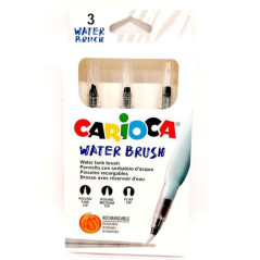 INGROSSO CARTOLERIA CARIOCA REFILLABLE BRUSH BLISTER 3 PZ. 8003511431709 INGROSSO PENNARELLI MATITE COLORATE TEMPERE