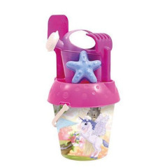 INGROSSO SECCHIELLO D.18 C/INNAFF. MAGIC UNICORN 8002936909008 INGROSSO ARTICOLI ESTIVI SECCHIELLI MARE COMPLETI