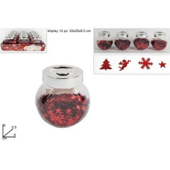 INGROSSO ARTICOLI NATALIZI BARATTOLO SOGG. NATALIZI X DEC. ROSSO AS 8033113814556 INGROSSO DECORAZIONI NATALIZIE