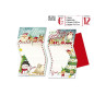 LETTERINA DI NATALE NT.5765 C.12 EAN 8001608357659 INGROSSO BIGLIETTI NATALIZI
