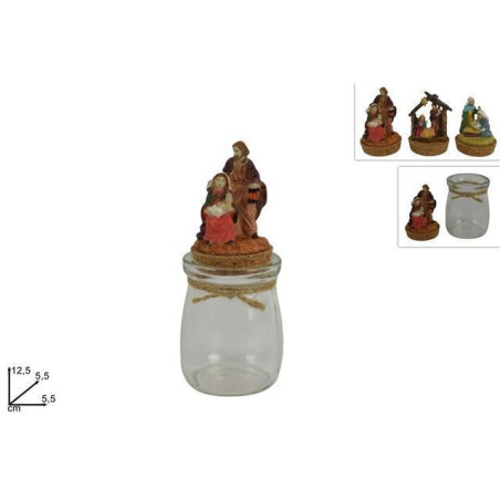 INGROSSO ARTICOLI NATALIZI BARATTOLO VETRO C/NATIVITA' 8053482159065 INGROSSO ACCESSORI NATALIZI PER LA TAVOLA