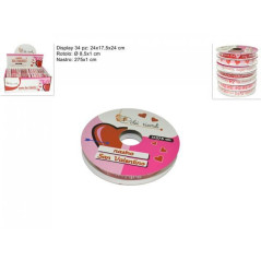 INGROSSO FESTA E PARTY NASTRO SAN VALENTINO ASS. 1X270CM 8033113228643 INGROSSO REGALI PER SAN VALENTINO