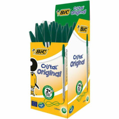 INGROSSO CARTOLERIA BIC SFERA CRISTAL VERDE PZ.50 0070330129641 INGROSSO PENNE REFIL MARCATORI EVIDENZIATORI