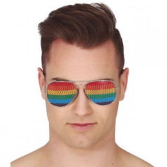 INGROSSO CARNEVALE OCCHIALI AVIATORE MULTICOLORE 8434077188552 INGROSSO ARTICOLI CARNEVALE ACCESSORI CARNEVALE