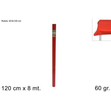INGROSSO FESTA E PARTY TOVAGLIA ROTOLO TNT 130CMX8MT 70GR ROSSO 8034048278895 INGROSSO ARTICOLI FESTE