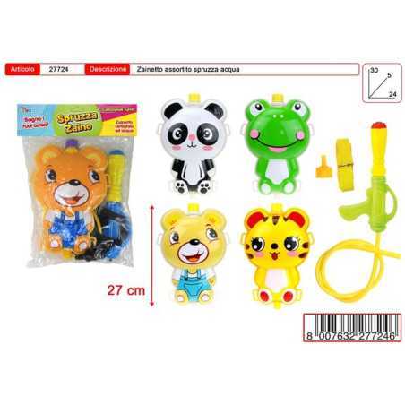 INGROSSO ARTICOLI MARE ZAINETTO SPRUZZA ACQUA 8007632277246 INGROSSO ARTICOLI ESTIVI PISTOLE ACQUA E SPRUZZATORI