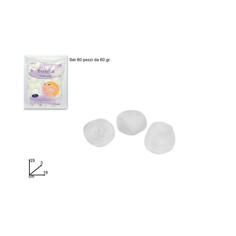 BATUFFOLI LEVATRUCCO 60PZ 60GR EAN 8034048211861 INGROSSO ACCESSORI IGIENE