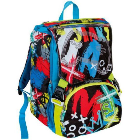 INGROSSO ZAINO SDOPP.BIG SJ GANG GLITZLED BOY 8055714078694 INGROSSO BORSE E ZAINI SCUOLA