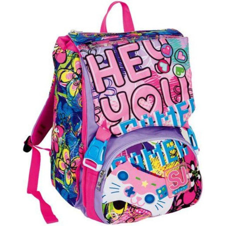 INGROSSO ZAINO SDOPP.BIG SJ GANG GLEAMLED GIRL 8055714078786 INGROSSO BORSE E ZAINI SCUOLA