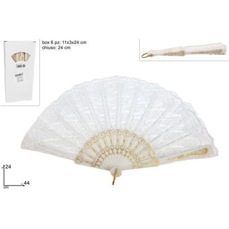 INGROSSO ARTICOLI MARE VENTAGLIO MERL. BIANCO 8034048172445 INGROSSO ARTICOLI ESTIVI VENTILATORI