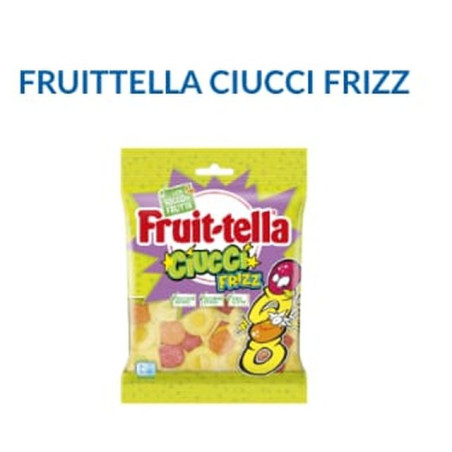 INGROSSO CARAMELLE FRUITELLA BTA 90G FRIZZ IMP. 8000735005013 INGROSSO DOLCIUMI CARAMELLE