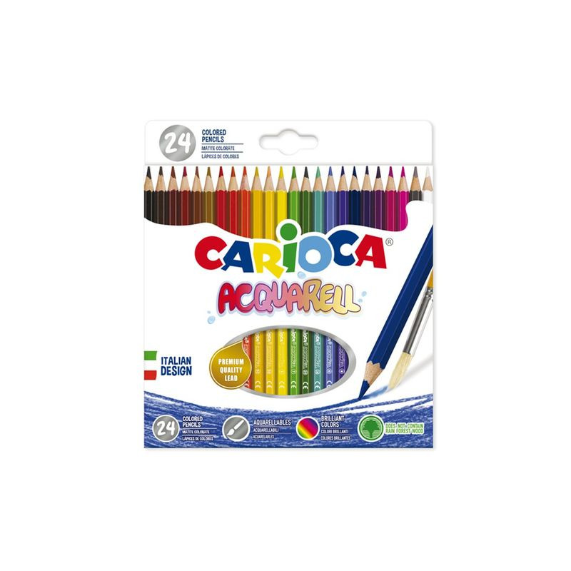 CARIOCA ACQUARELL 24PZ EAN 8003511428587 INGROSSO ACQUARELLI