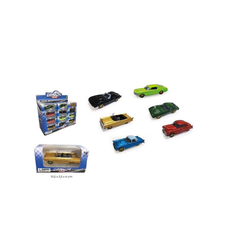 VINTAGE CAR 1:64 ASS. EAN 8001097954551 INGROSSO MODELLINI AUTO