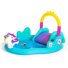 INGROSSO GIOCATTOLI PLAY CENTER MAGICO UNICORNO 274X198X137 CON SCIVOLO GIOCO ANELLI E BACCHETTA M. 6942138968842 INGROSSO GIOCH