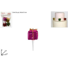 INGROSSO ARTICOLI NATALIZI DECORAZIONE PACCHETTINI 4 PZ S19-025 8053482037622 INGROSSO DECORAZIONI NATALIZIE