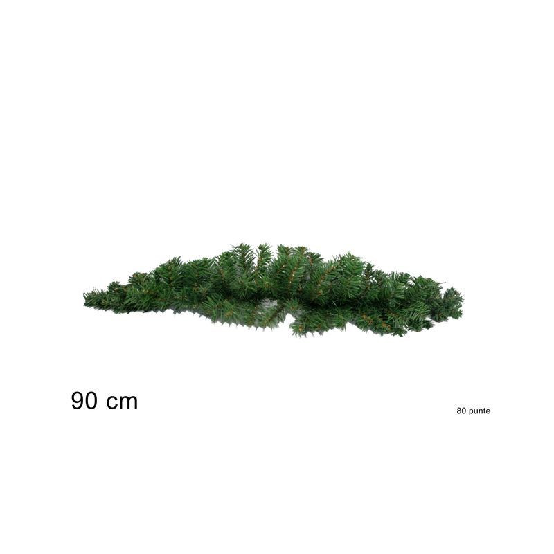 CORNICIONE PINO 90 CM 80 PUNTE EAN 8033113065835 INGROSSO ARTICOLI DECORAZIONI NATALIZIE