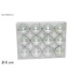 BOX 12 PALLE 8 CM LUCIDE SILVER SV8012-0 EAN 8033113217104 INGROSSO PALLINE DI NATALE E PUNTALI BOX 12 PALLE 8 CM LUCIDE SILVER SV8012-0 EAN 8033113217104 INGROSSO PALLINE DI NATALE E PUNTALI
